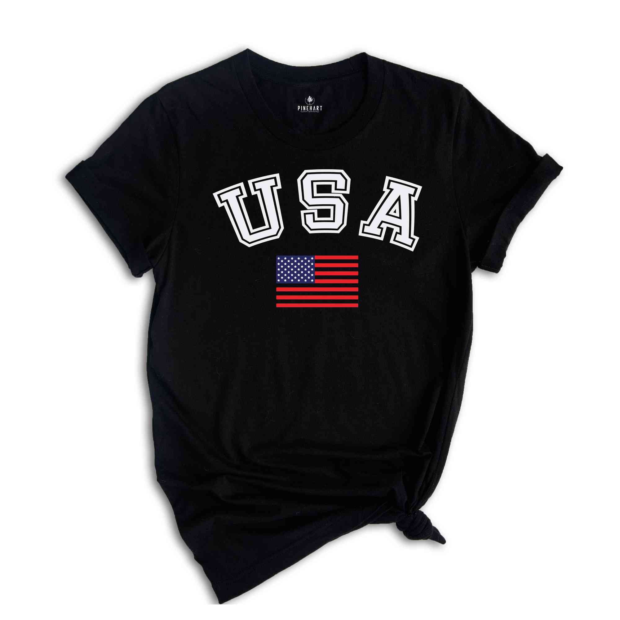 USA Flag Shirt, USA Gift, Independence Day Tee, Fourth Of July Shirt, Patriotic Shirt, Team USA Shirt