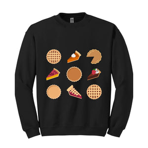 Thanksgiving Pie sweatshirt, Pumpkin Pie Shirt, Thanksgiving Gift, Thanksgiving Sweatshirt, Fall Hoodie, Cute Pie Hoodie