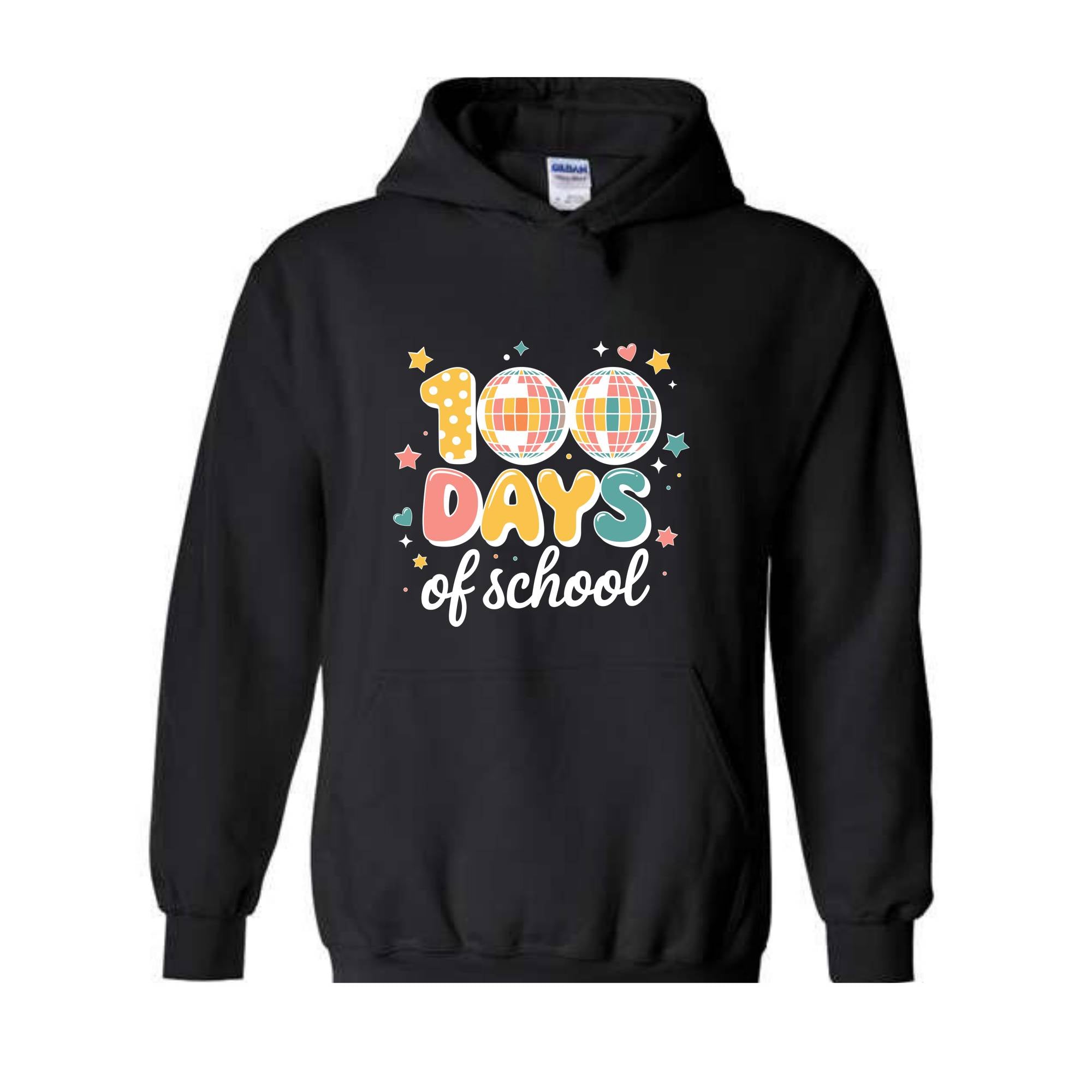 100 Days of School Sweatshirt, 100 Day Hoodie, 100th Day Of School Celebration, Student Hoodie, Back to School Hoodie, Gift For Teacher