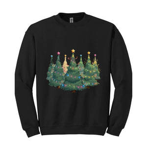 Christmas Trees Sweatshirt, Christmas Shirts For Women, Christmas Sweat, Cute Christmas Sweatshirt ,Shirts For Christmas