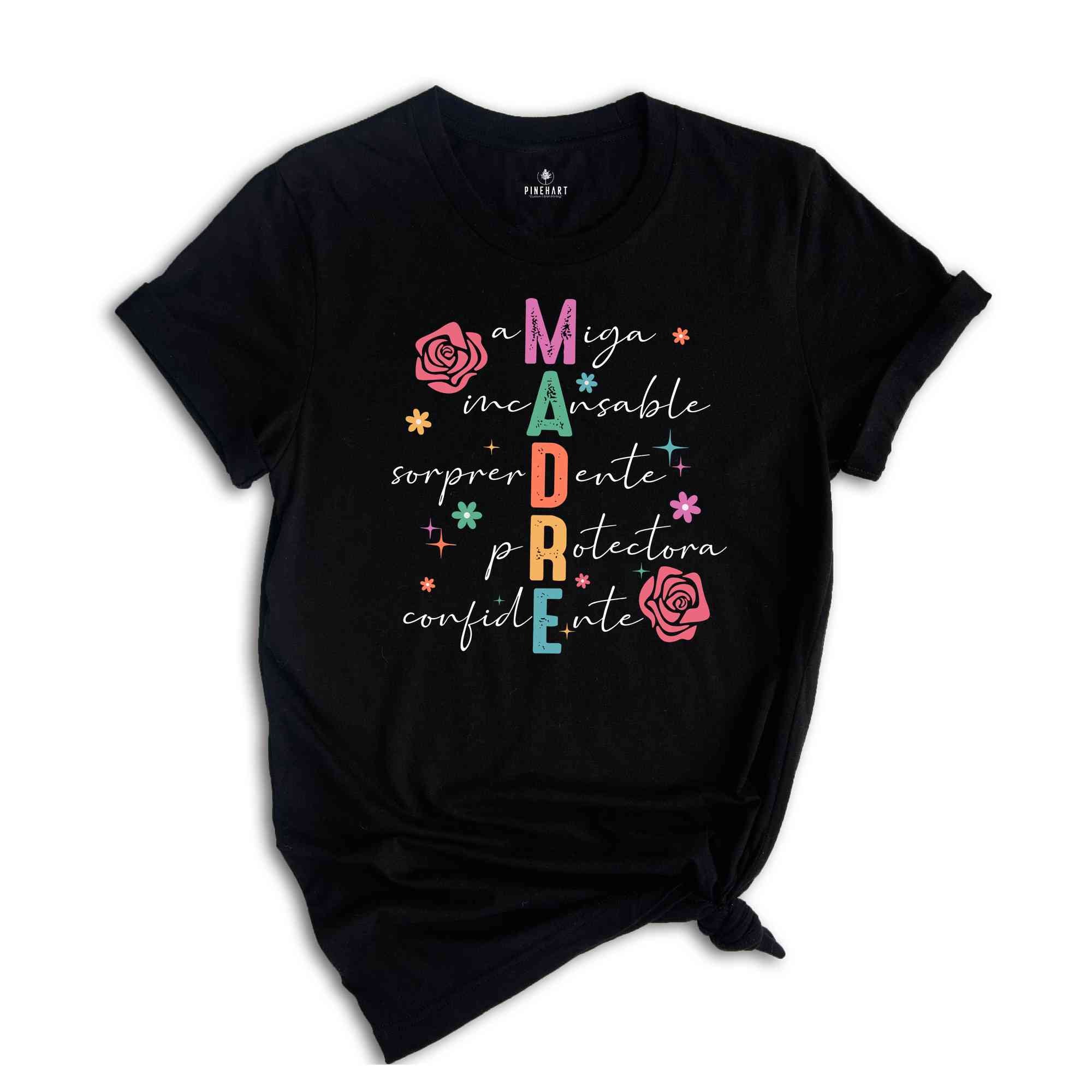 Madre Shirt, Madre Definition Shirts, Latina Mom Shirt, Mother's Day Gift, Latina Mama Dia De Las Madres Shirt, Spanish Mother Tee