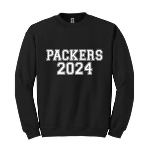 Team Mascot Sweatshirt, Packers Team Sweat, Mascot Crewneck, School Team Spirit, Packers Sweatshirt, Packers Football