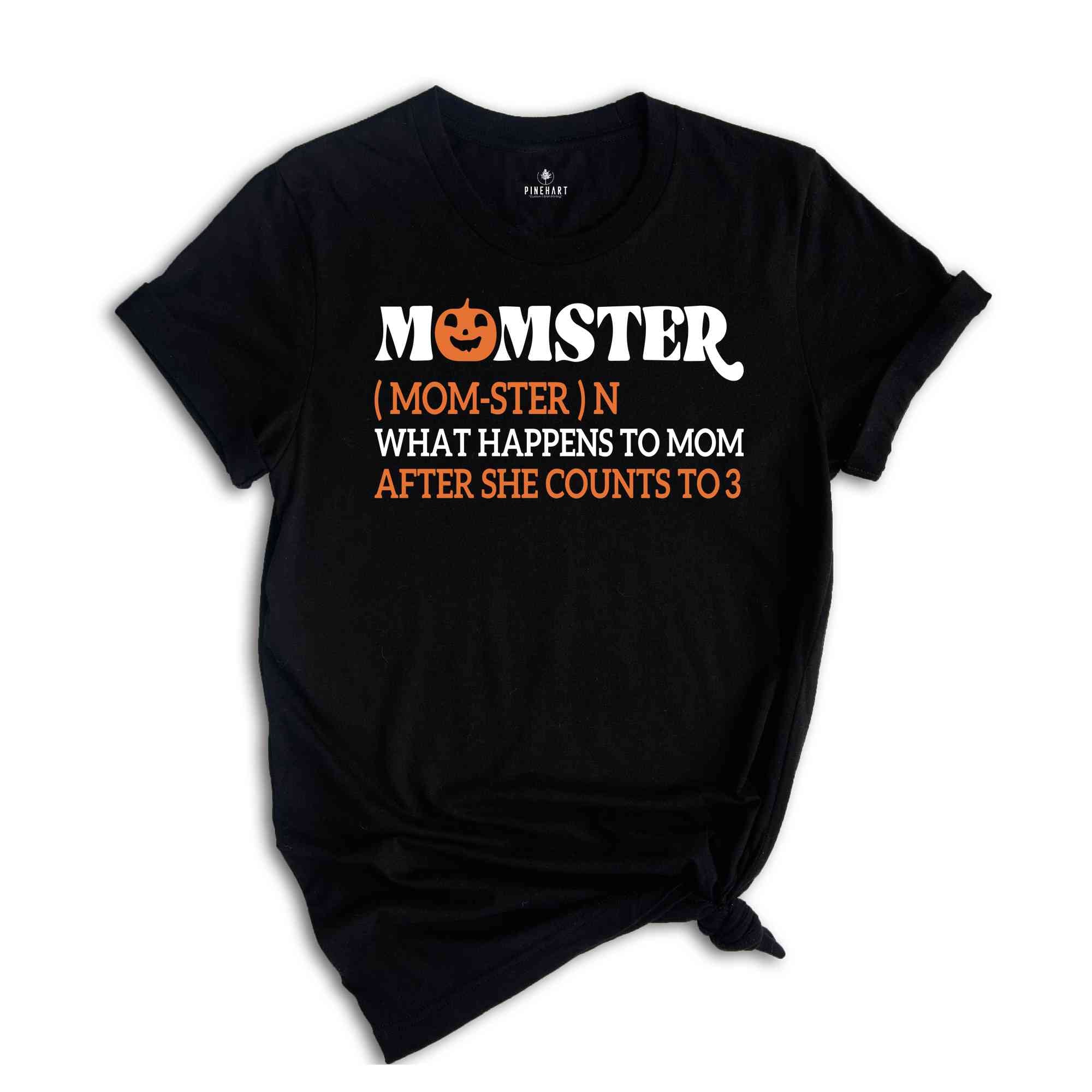 Momster T-Shirt, Halloween Mom Shirt, Halloween Tee, Halloween Day Gifts, Funny Halloween Shirt, Pumpkin Shirt, Spooky Shirt