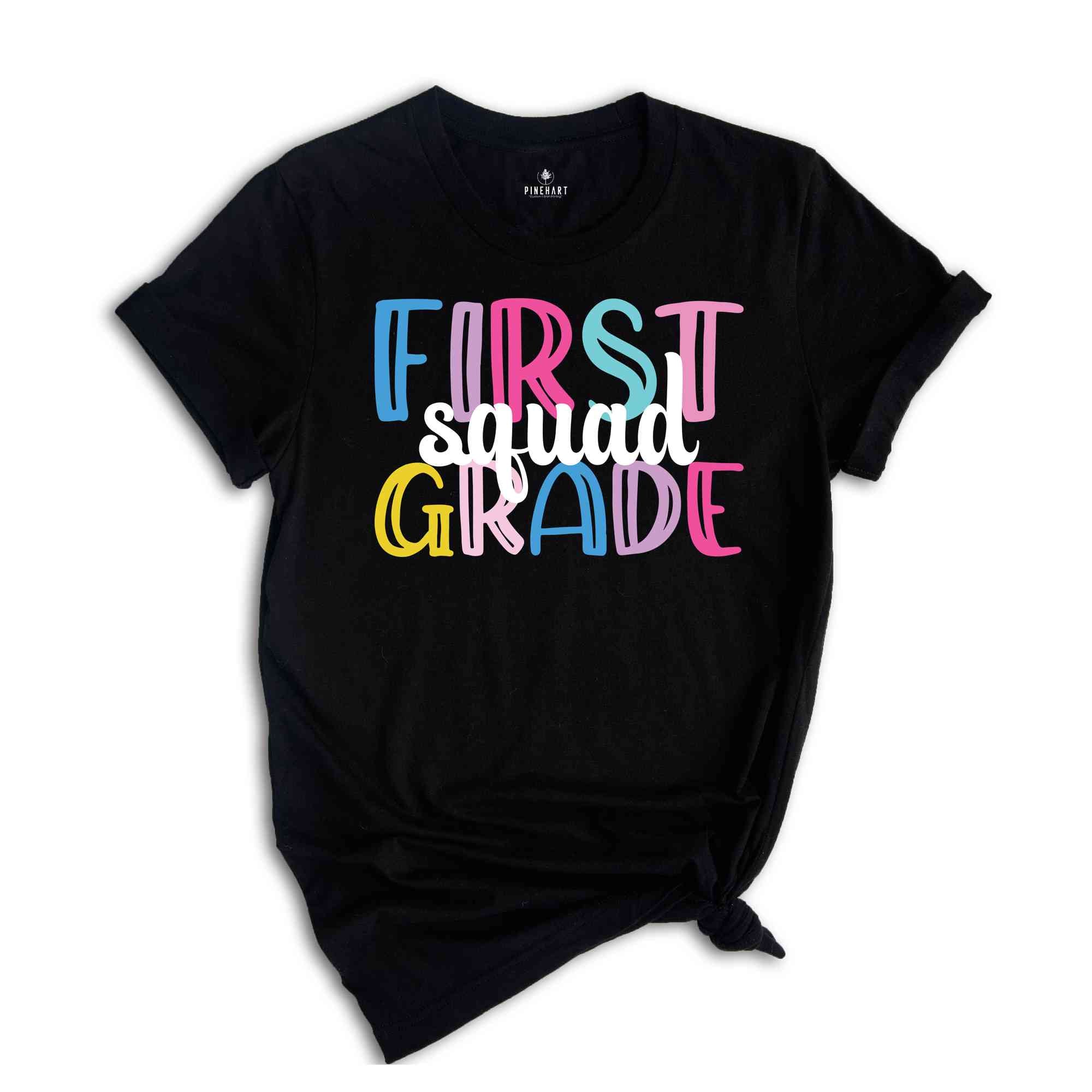 First Grade Squad Shirt, Teacher Shirt, Grade Squad Teacher Shirt, Squad Shirt, New Teacher Shirt, Grade Shirt, Back To School Shirt