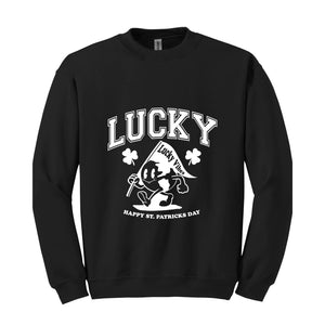 Lucky Sweatshirt, St Patricks Day Sweatshirt, Funny Sweatshirt, Irish Sweatshirt, Patrick's Green Sweatshirt, St Patrick's Day Hoodie