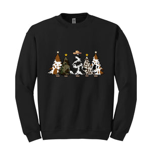 Western Christmas Sweatshirt, Christmas Sweater, Christmas Clothes, Cowboy Shirt, Western Sweatshirt, Chritmas Tree Sweatshirt