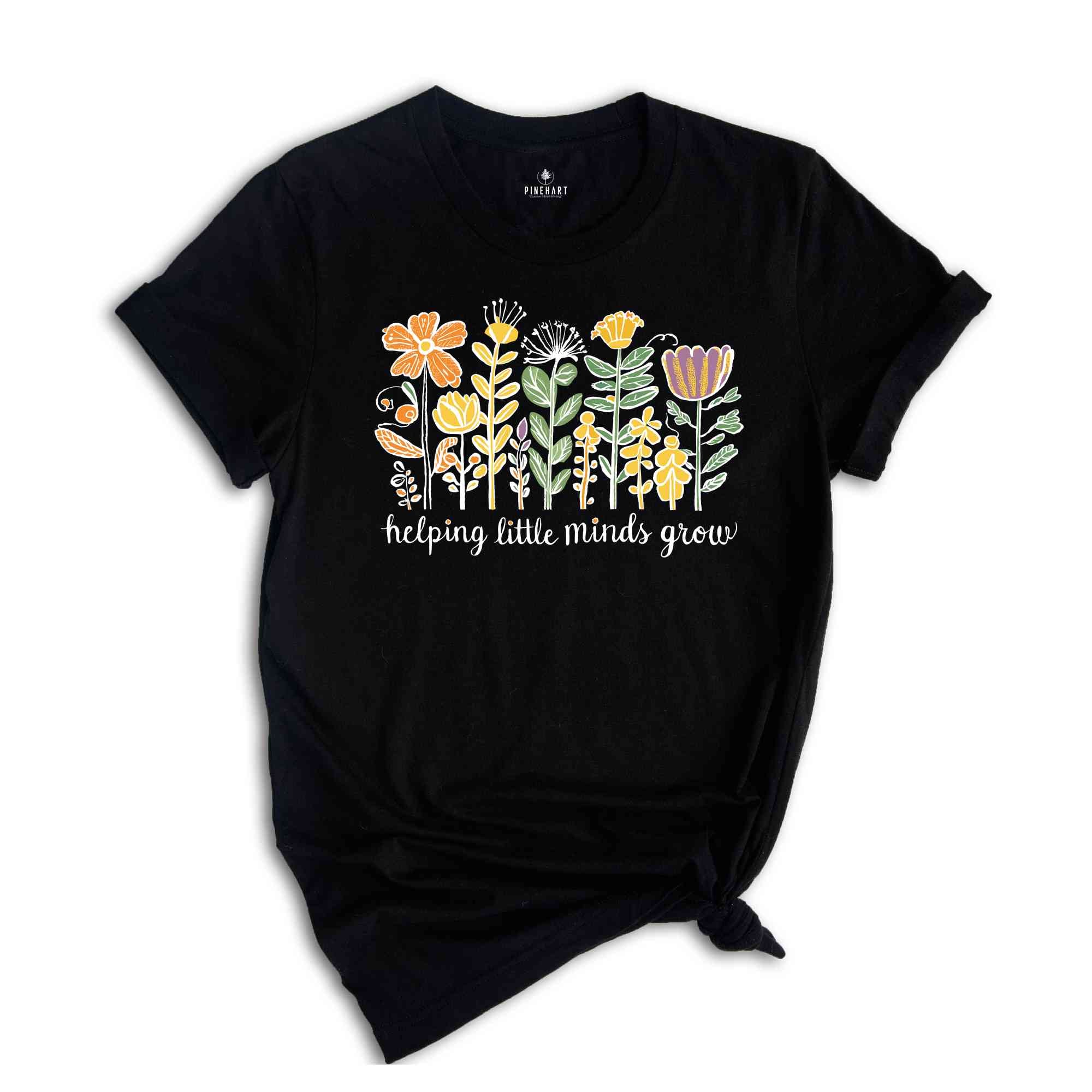 Helping Little Minds Grow Shirt, Cute Teacher Shirt, Teacher Appreciation Gift, Sped Teacher Gift, Special Education, Teacher Tee