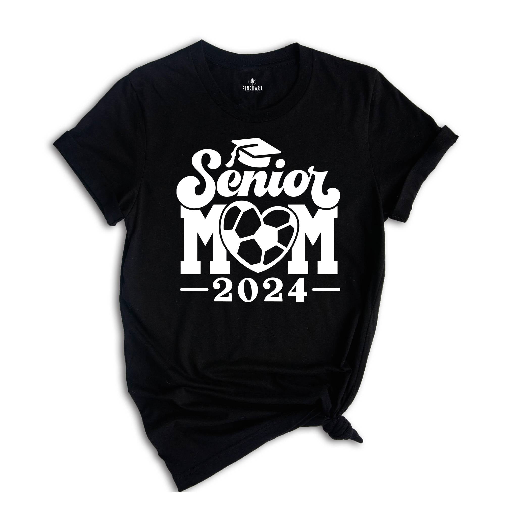 Soccer Senior Mom 2024 T-Shirt, Graduation 2024 Shirt, Senior Shirt, Graduation Shirt, Soccer Mom Shirt, Class of Shirts, Football Lover Tee