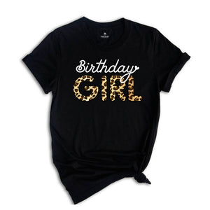 Birthday Girl Shirt, Leopard Birthday Shirt, Girls Birthday Party, Birthday Party, Girl Shirt, Birthday Shirt, Gift For Birthday,