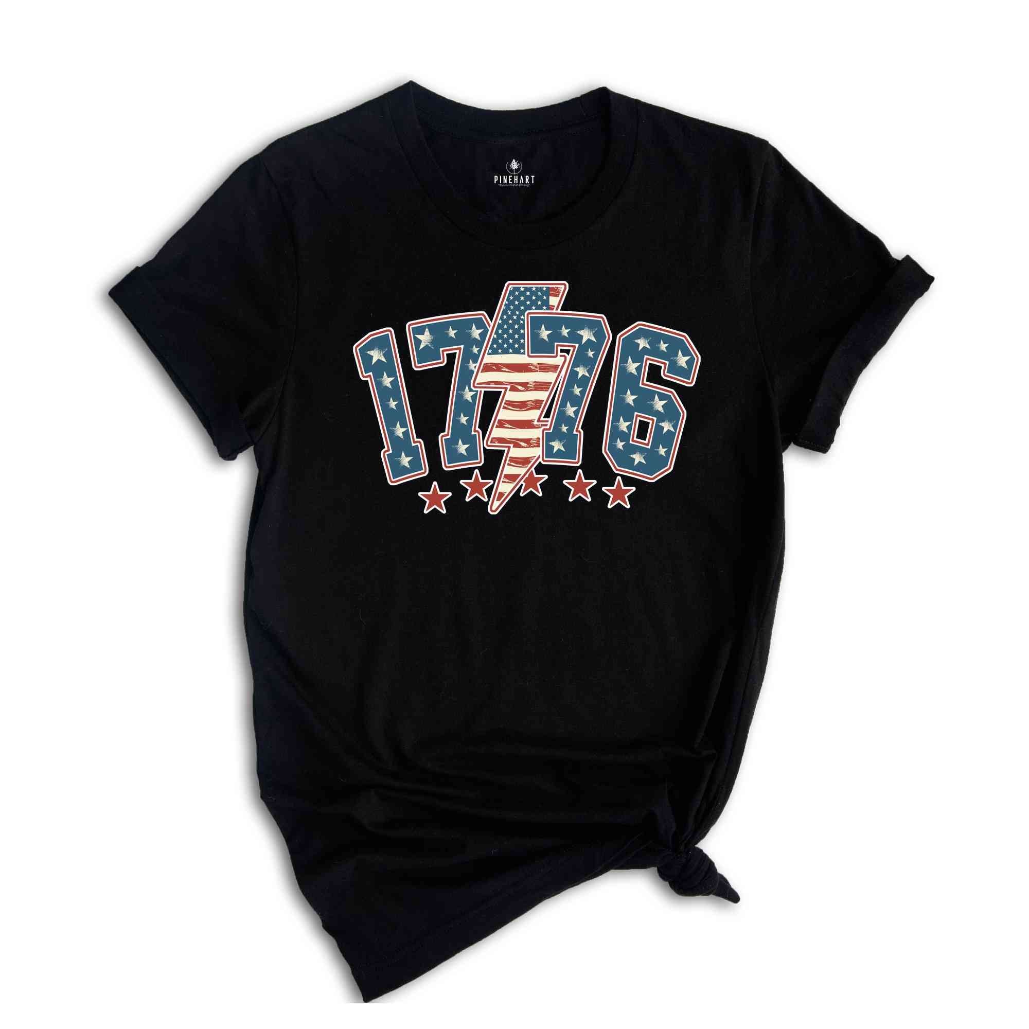 1776 Usa Flag Shirt, Patriotic Labor Day Shirt, Fourth of July American History Shirt, 1776 Independence Day Shirt Fourth of July Shirt