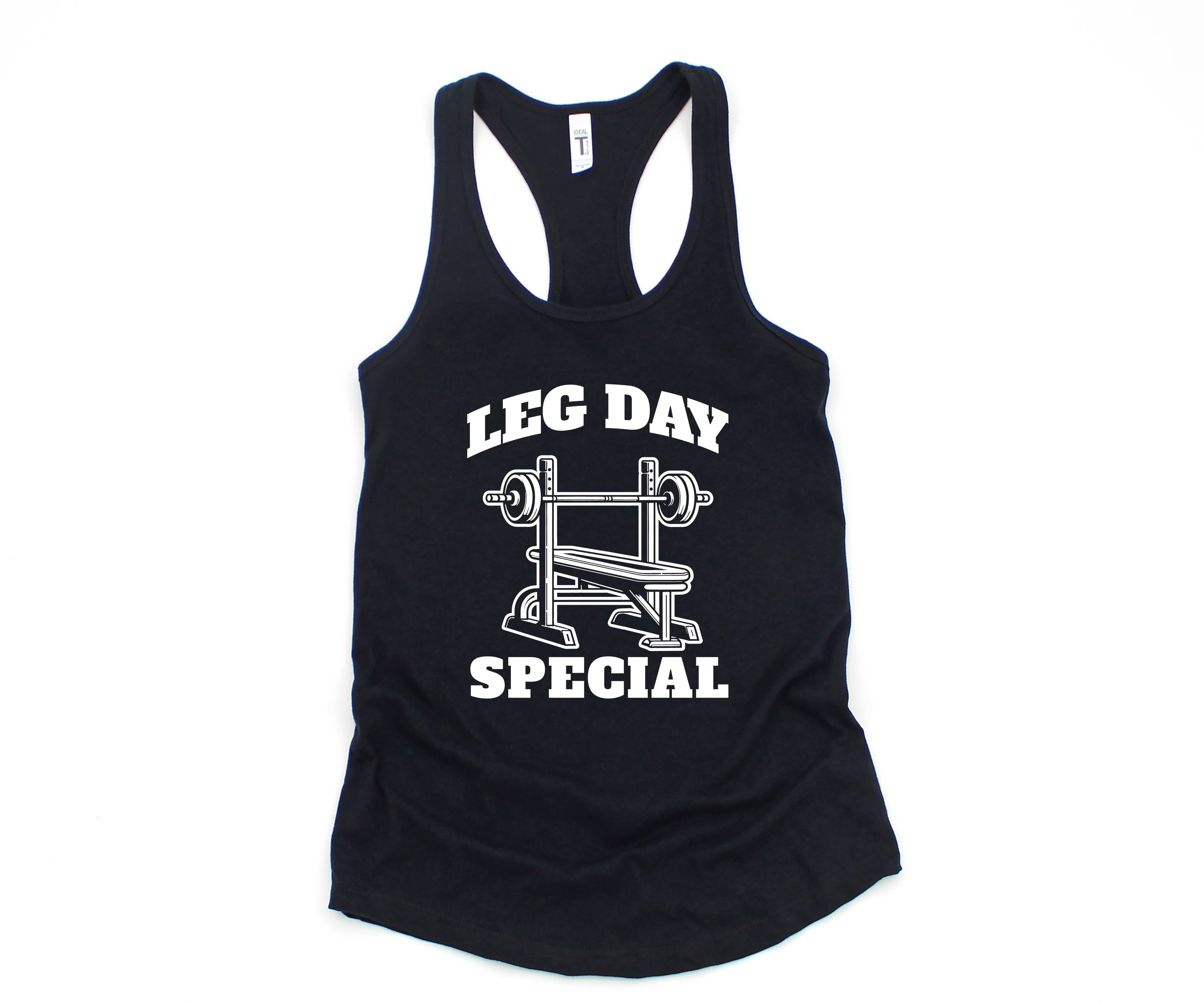 Leg Day Special Tank Top, Funny Gym Shirts, Gym Rat Tank Top, Fitness Tank Top, Womens Workout Gym Tank Top Sleeveles