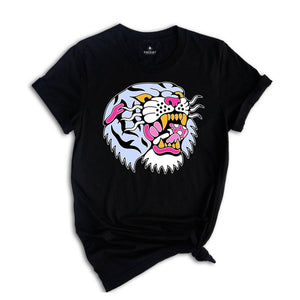 Tiger Shirt, Vintage Tiger Shirt, Tiger T-Shirt, Tiger Gift, Tiger Outfit, Tiger Face Shirt, Tiger Face Tee, Animal Shirts