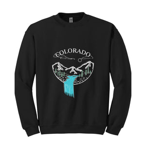 Colorado Sweatshirt, Colorado Mountains Hoodie, Colorado State Sweatshirt, Colorado Mountains Sweatshirt