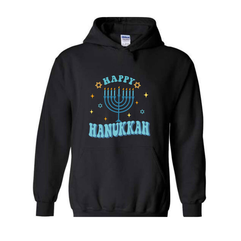 Happy Hanukkah Hoodie, Funny Christmas Hoodie, Holiday Sweater, Merry Chrismukkah Hoodie, Hanukkah Gift