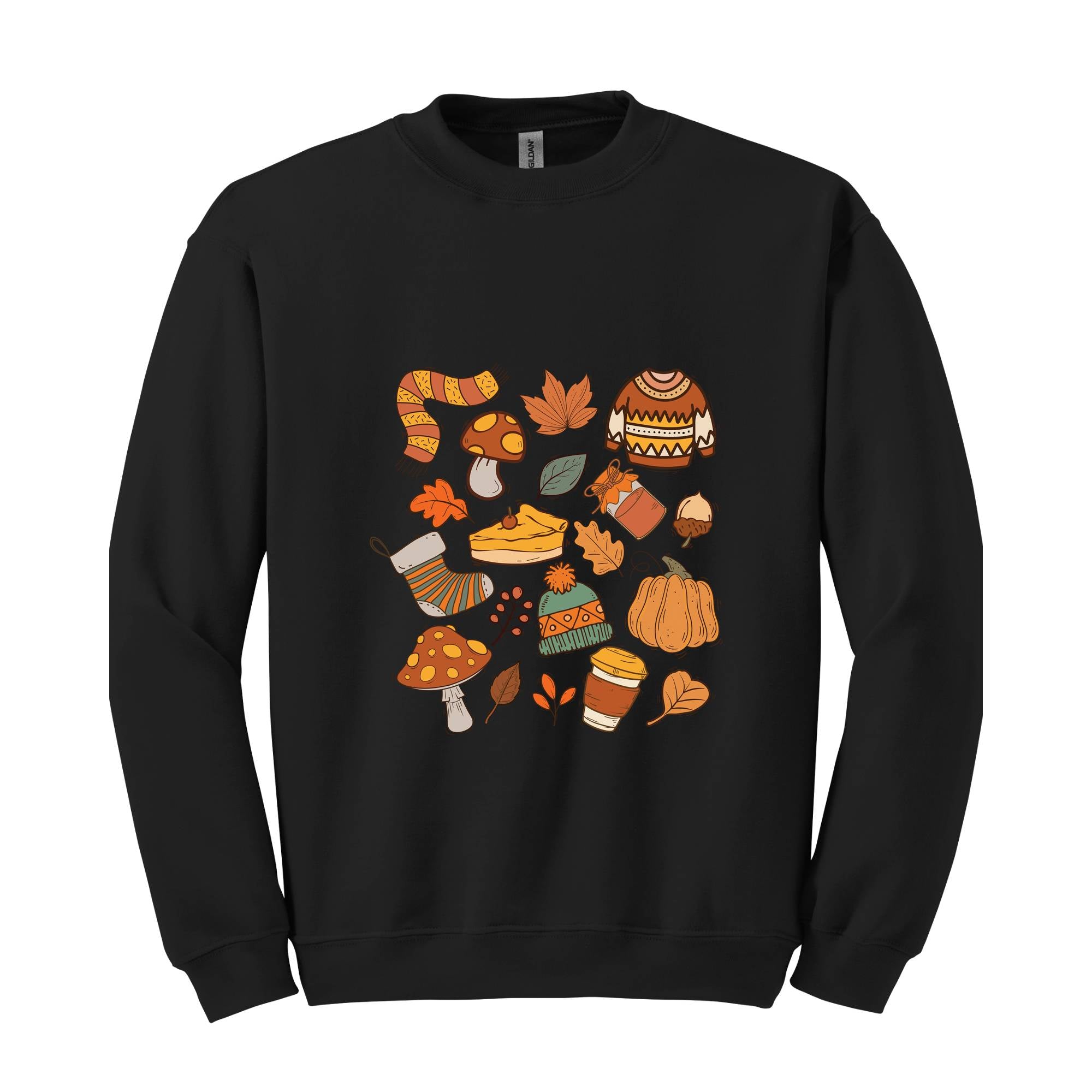 Fall Sweatshirt, Retro Pumpkin Sweatshirt, Autumn Sweatshirt, Pumpkin Lover Sweatshirt, Fall Season Sweatshirt, Fall Gifts