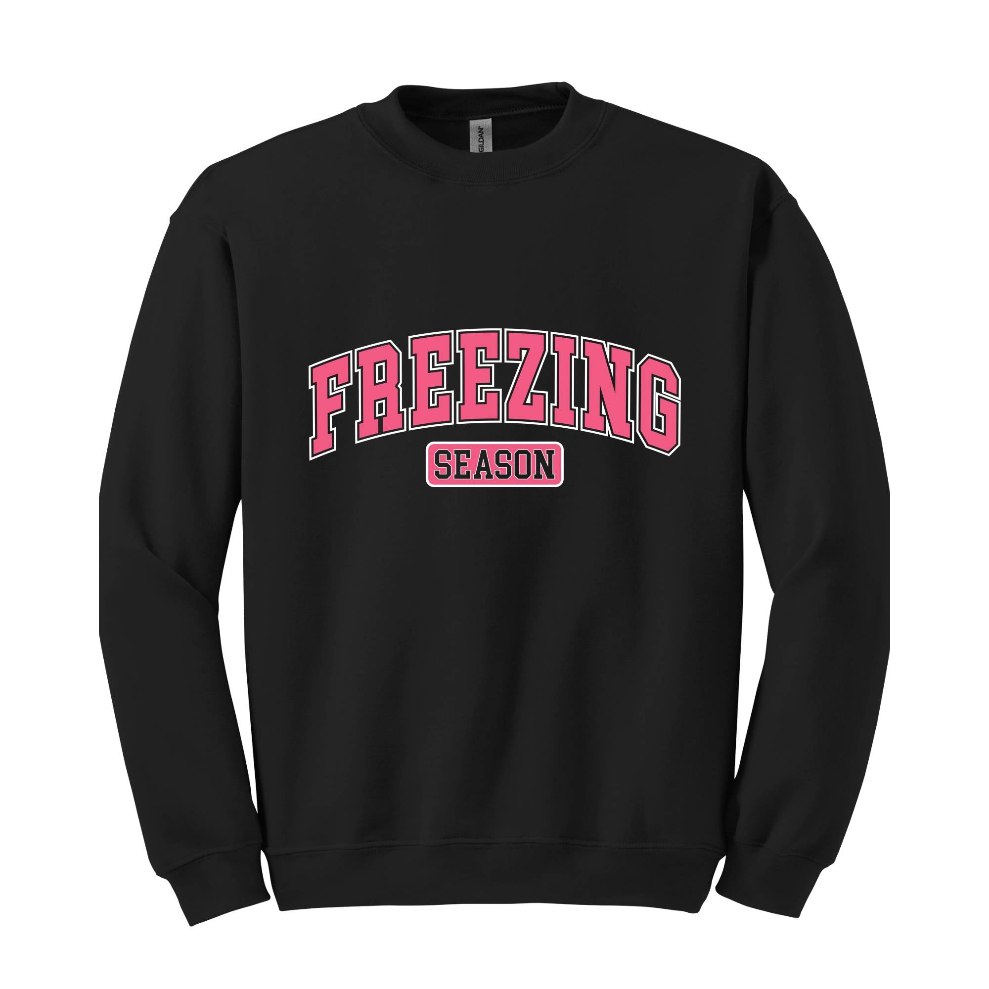 Freezing Season Sweatshirt, Winter Sweatshirt, Cold Sweatshirt, Cold Season Sweatshirt, Freezing Season Hoodie, Winter Season Sweater