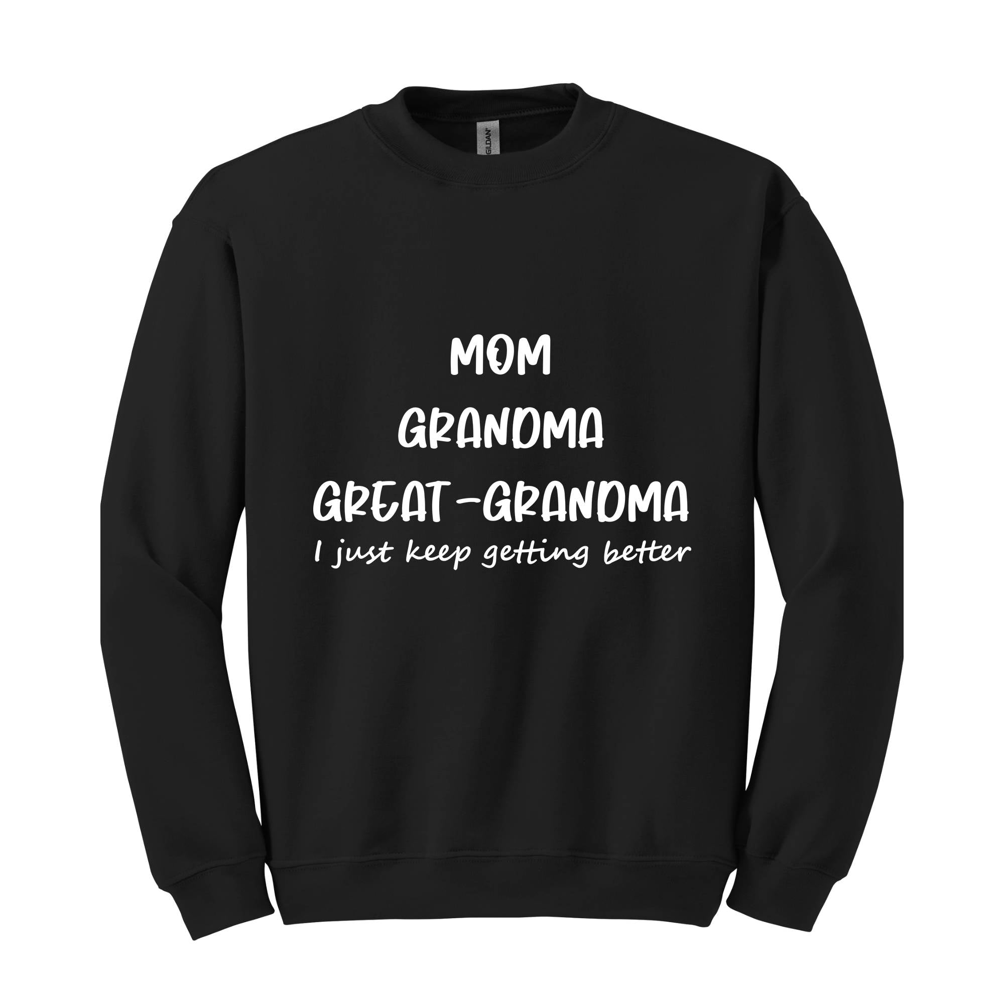 Mom Grandma Sweatshirt, Mom Grandma Great Grandma Sweater, Grandma Gift, Mother's Day Sweater, Mother's Day, Pregnancy Announcement Sweater