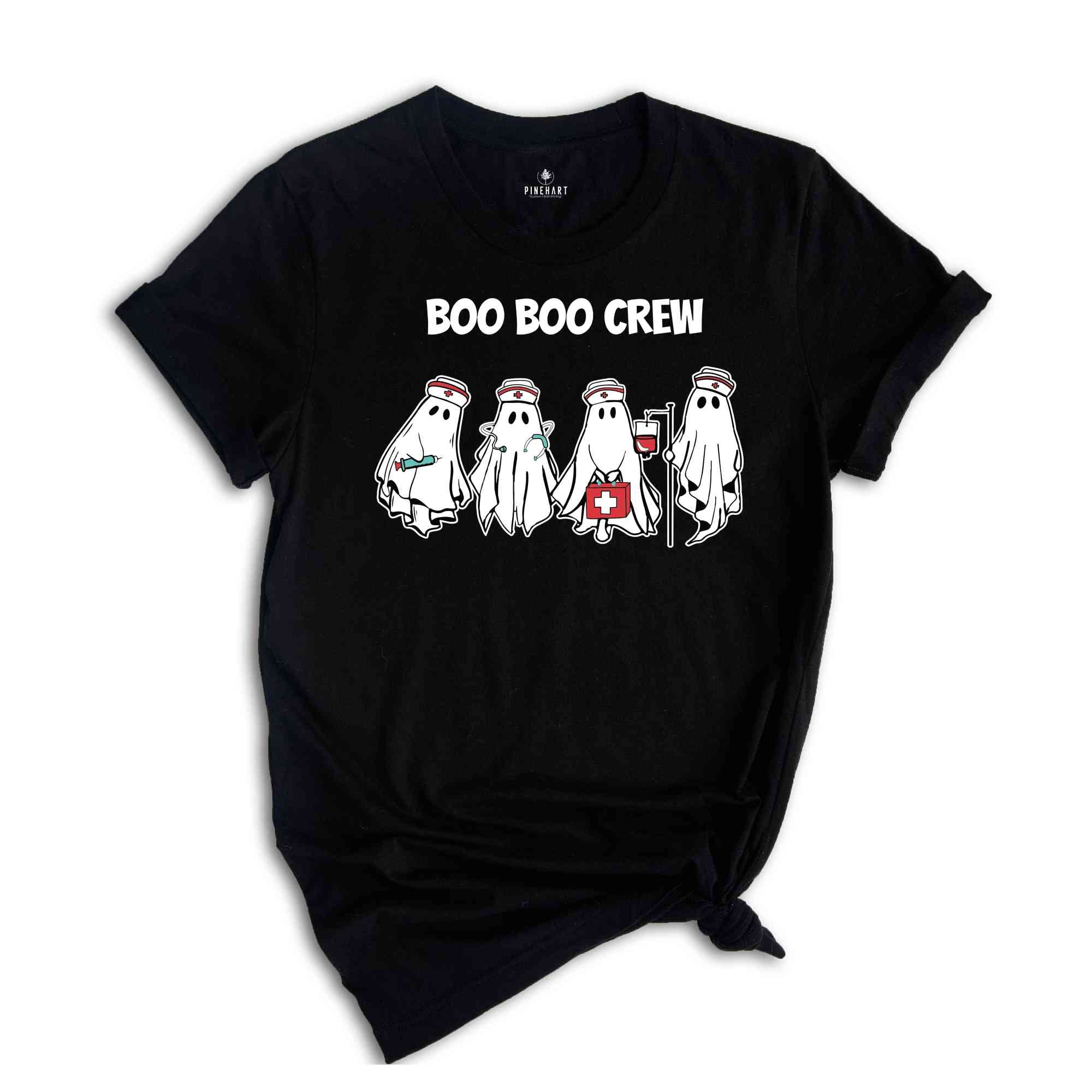 Ghost Nurse Shirt, Boo Boo Crew Shirt, Halloween Nurse Tee, Spooky Nurse Shirt, Nursing Halloween Shirt, Boo Nurse Shirt