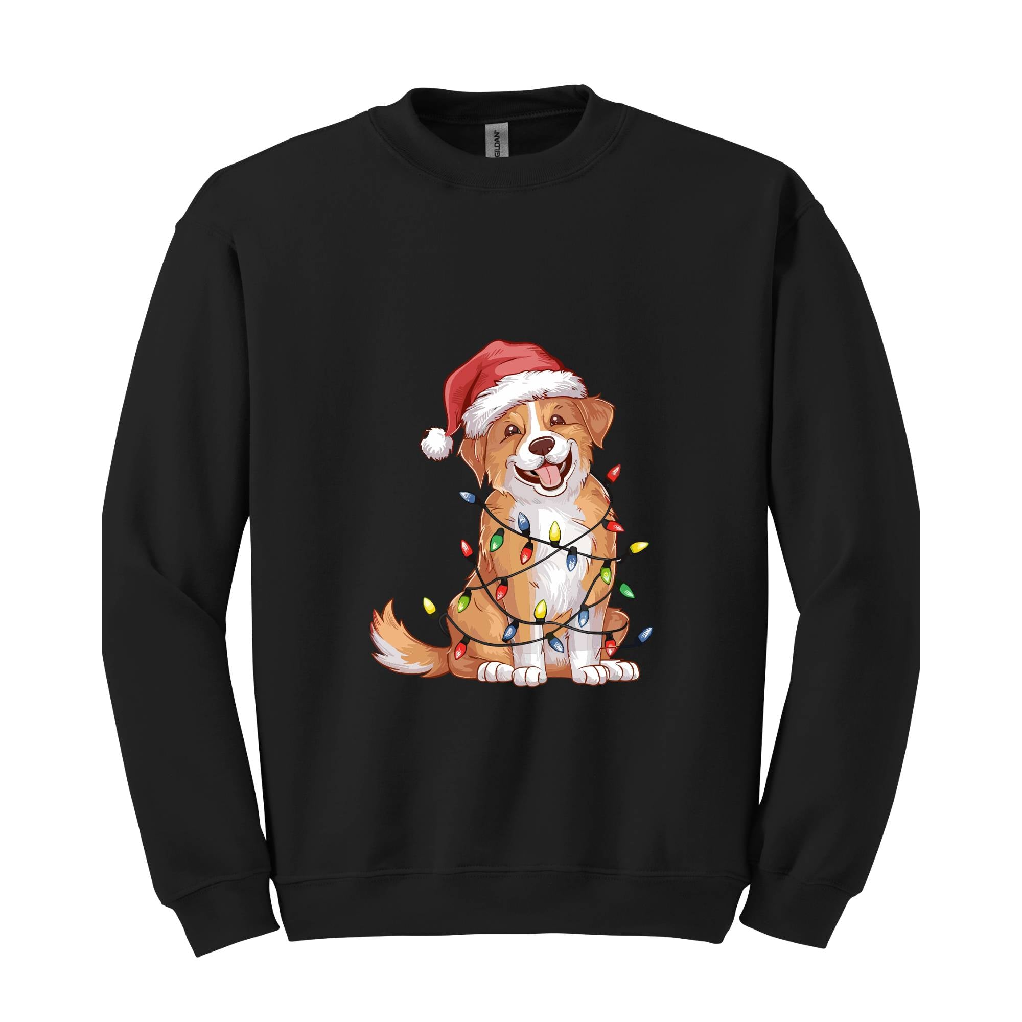 Festive Labrador Christmas Sweatshirt, Santa Labrador Sweater, Christmas Labrador Sweatshirt, Labrador Dog Lover Gift