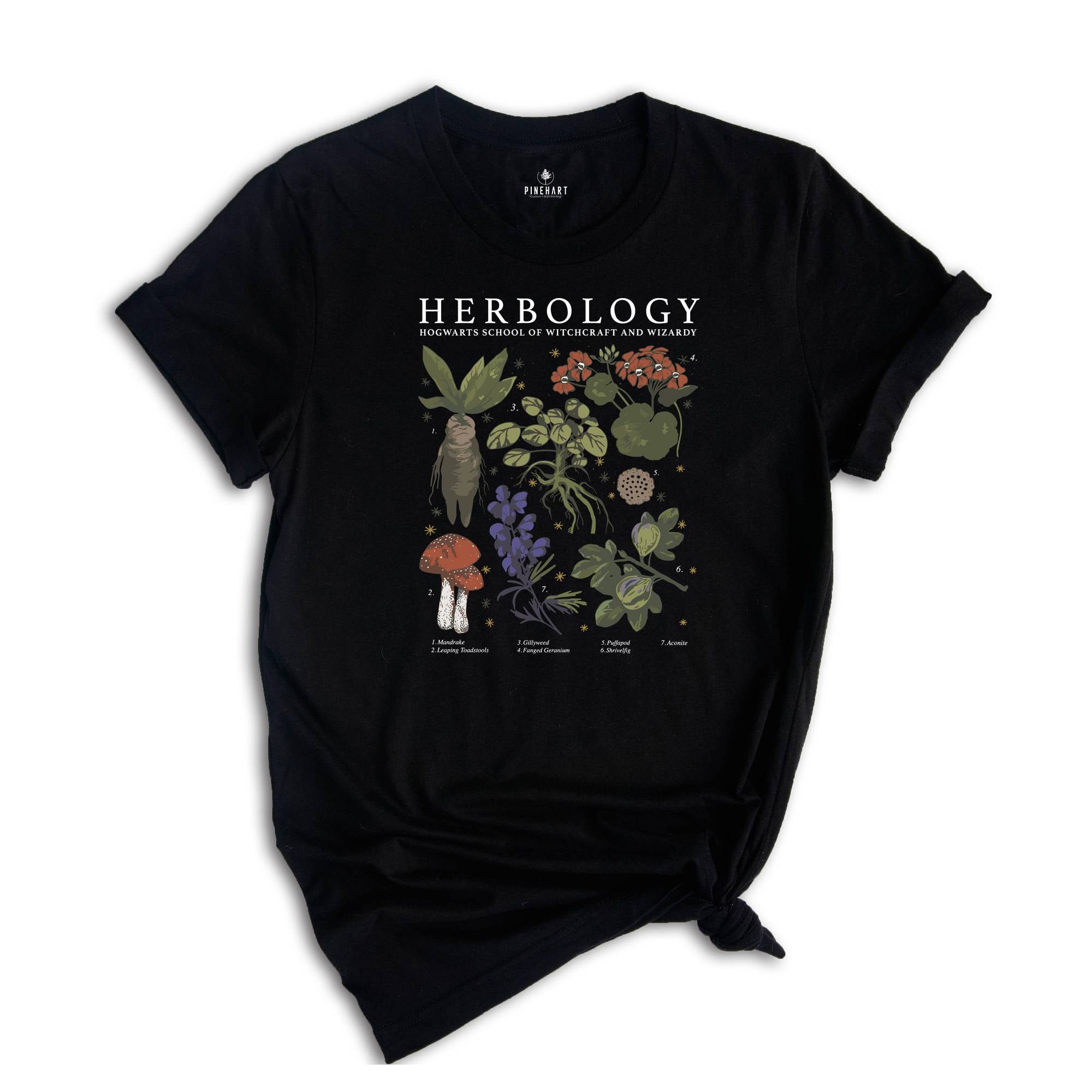 Herbology Plants Shirt, Magical Herbs Shirt, Botanical Shirt, Hogwarts School Shirt, Plant Lover Shirt, Gardening Shirt, Plant Shirt