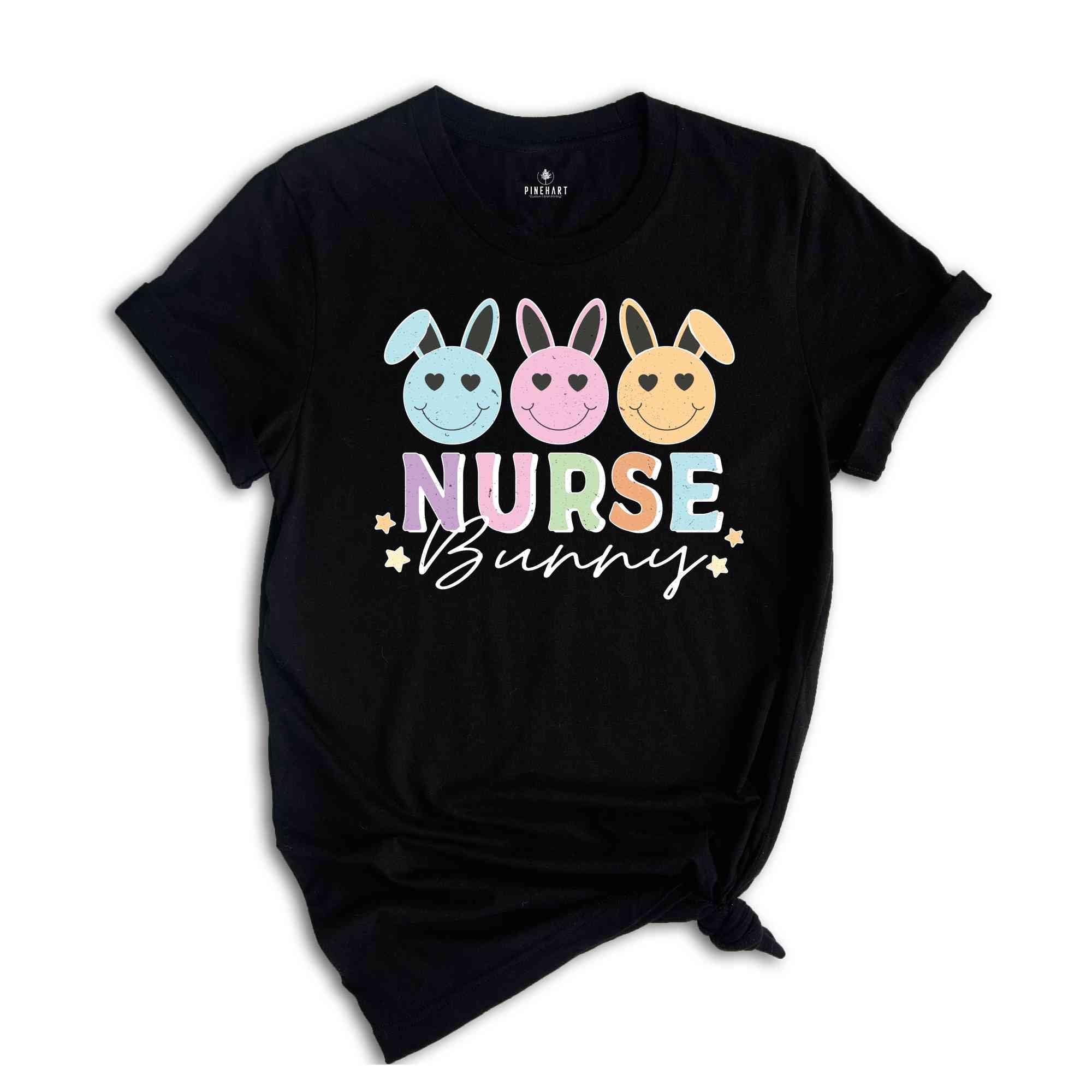 Nurse Bunny Shirt, Nurse Easter Shirt, Easter Gift For Nurse, Easter Nurse Shirt, Gift For Nurse, Happy Easter Day, Cute Easter Shirt