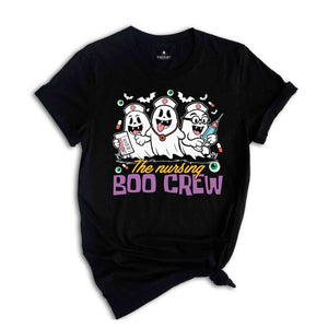 The Nursing Boo Crew Shirt, Halloween Nurse Shirt, Spooky Nurse Shirt, Funny Halloween Nurse, Ghost Nurse Shirt, Nurse Gift For Women