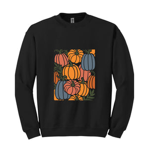 Boho Fall Autumn Sweatshirt, Fall Sweatshirt, Women's Fall Sweater, Fall Crewneck, Pumpkin Sweatshirt, Cozy Season Sweatshit, Cute Fall Gift