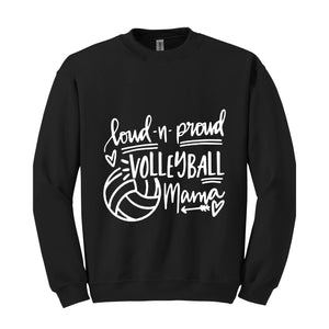 Volleyball Mom Shirts - Volleyball Shirts - Volleyball Tees - Loud and Proud Volleyball Mom Shirts - Sports Mom Tees - Biggest Fan Shirts