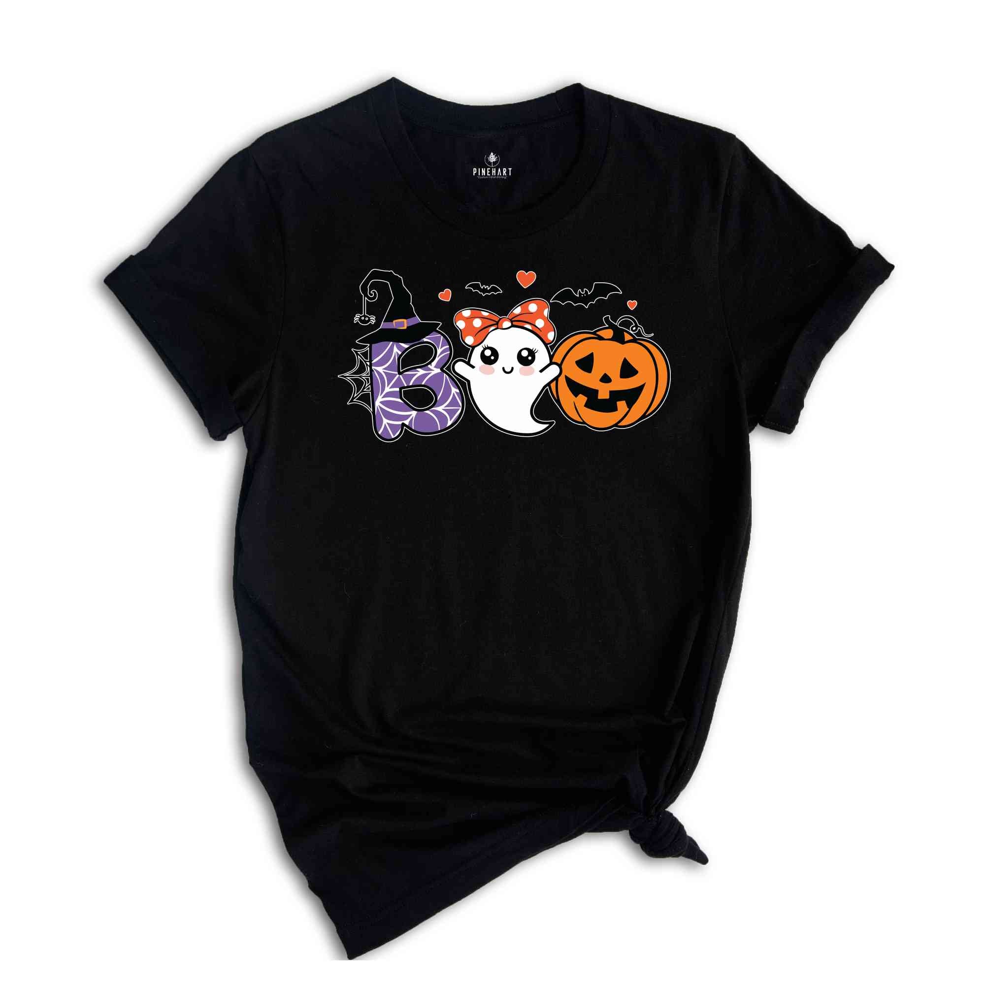 Halloween Boo Shirt, Halloween Ghost Shirt, Halloween Pumpkin Shirt, Kids Halloween Shirt, Spider Halloween Shirt, Boo Halloween Shirt