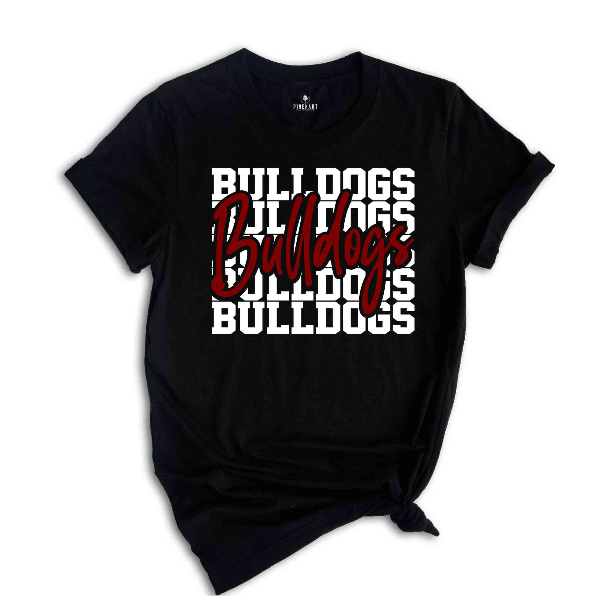 Team Mascot Shirt, Bulldogs Team Shirt, Bulldogs Football Shirt, Bulldogs Fan Shirt, Bulldogs School Shirt, Bulldogs School Spirit