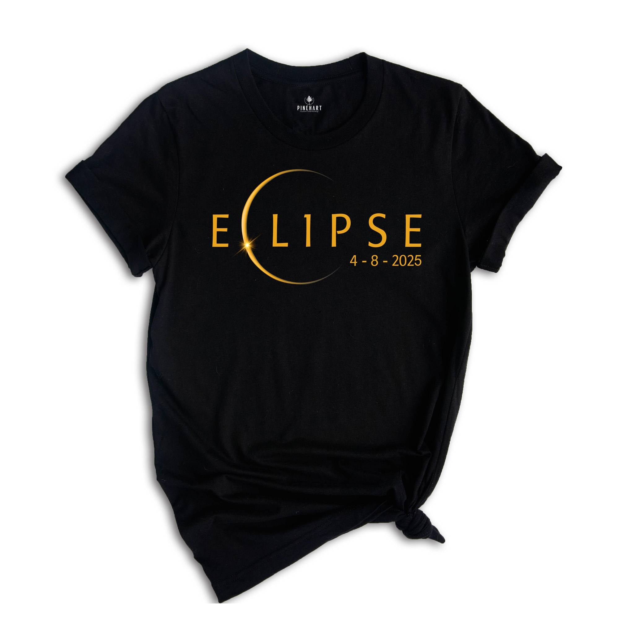 Eclipse 4-8-2025 Shirt, Total Solar Eclipse 2025 Shirt, April 8 2025 Shirt, USA Shirt, Spring Shirt, Eclipse Shirt