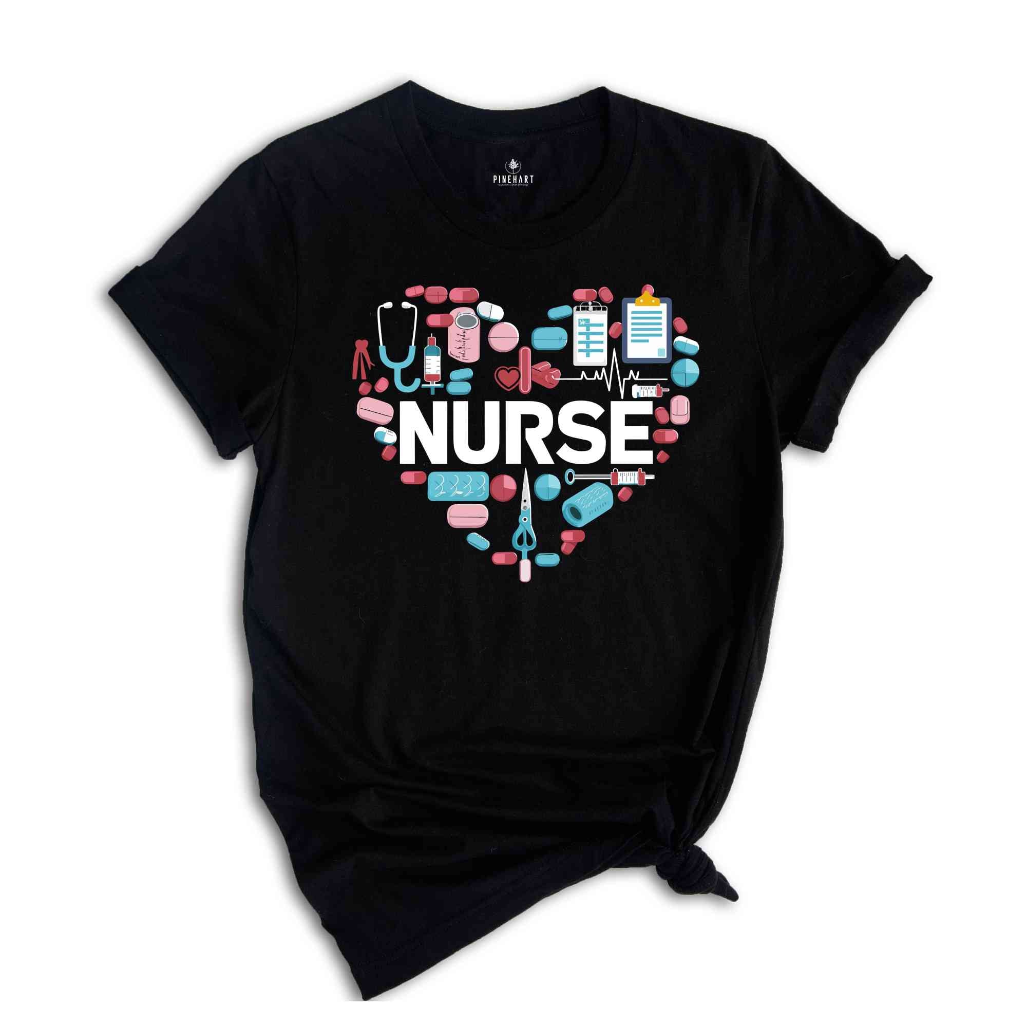 Nurse Shirt, Love Nurse Shirt, Cute Nurse Shirt, Trendy Nurse Shirts, Nurse Appreciation Gift, Nurse Gift Idea, Nurses Week Gift