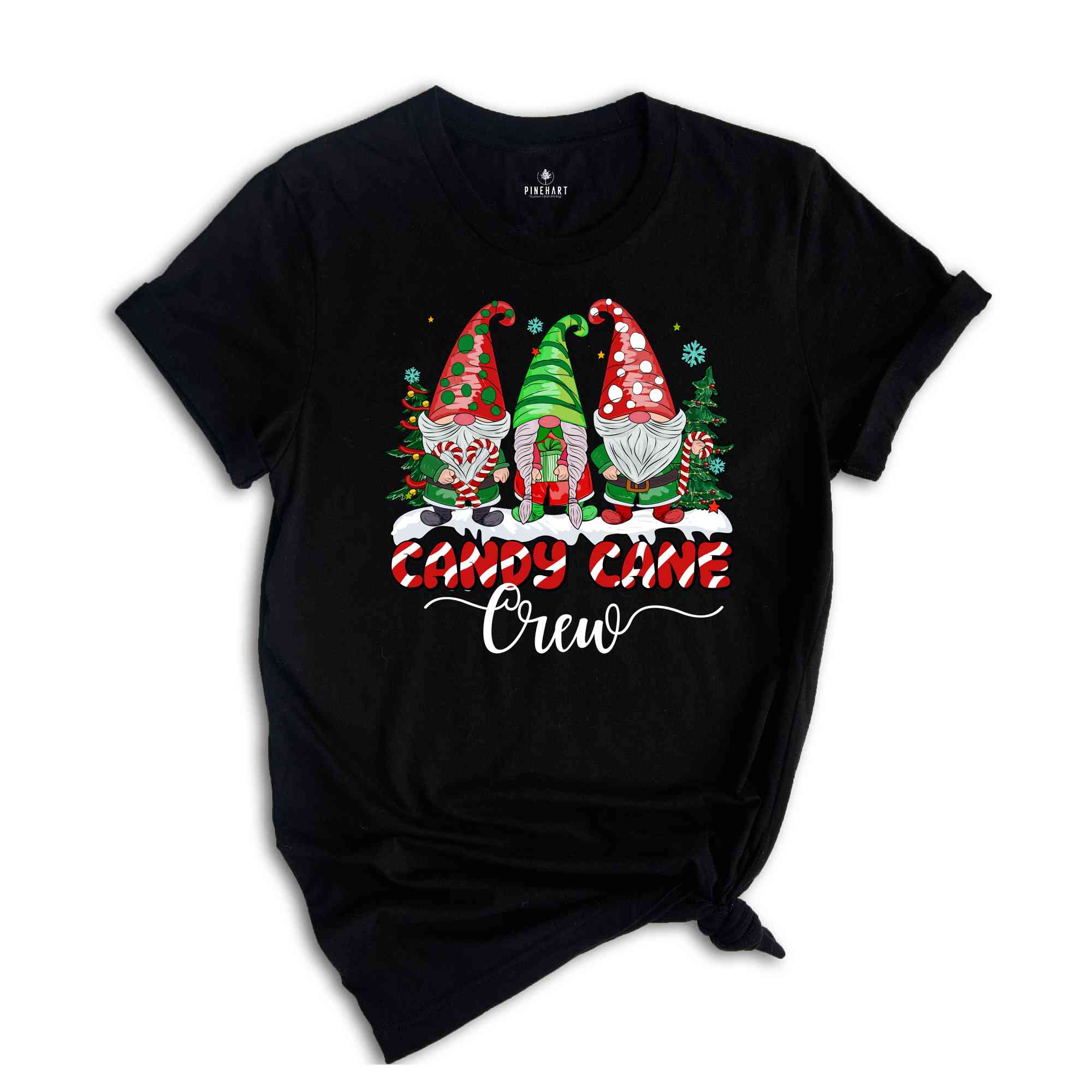 Candy Cane Crew Shirt, Christmas Gnomes Shirt, Christmas Party Shirt, Christmas Gift, New Year Shirt, Happy Christmas, Christmas Shirt