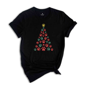 Christmas Tree Shirt, Christmas Shirt for Dog Lover, Christmas Shirt for Women, Christmas Shirt for Cat Lover