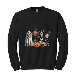 Black Labrador Halloween Sweatshirt, Ghost Dogs Sweatshirt, Halloween Dog, Halloween Shirts, Fall Sweater, Spooky Season, Dog Lover Gift