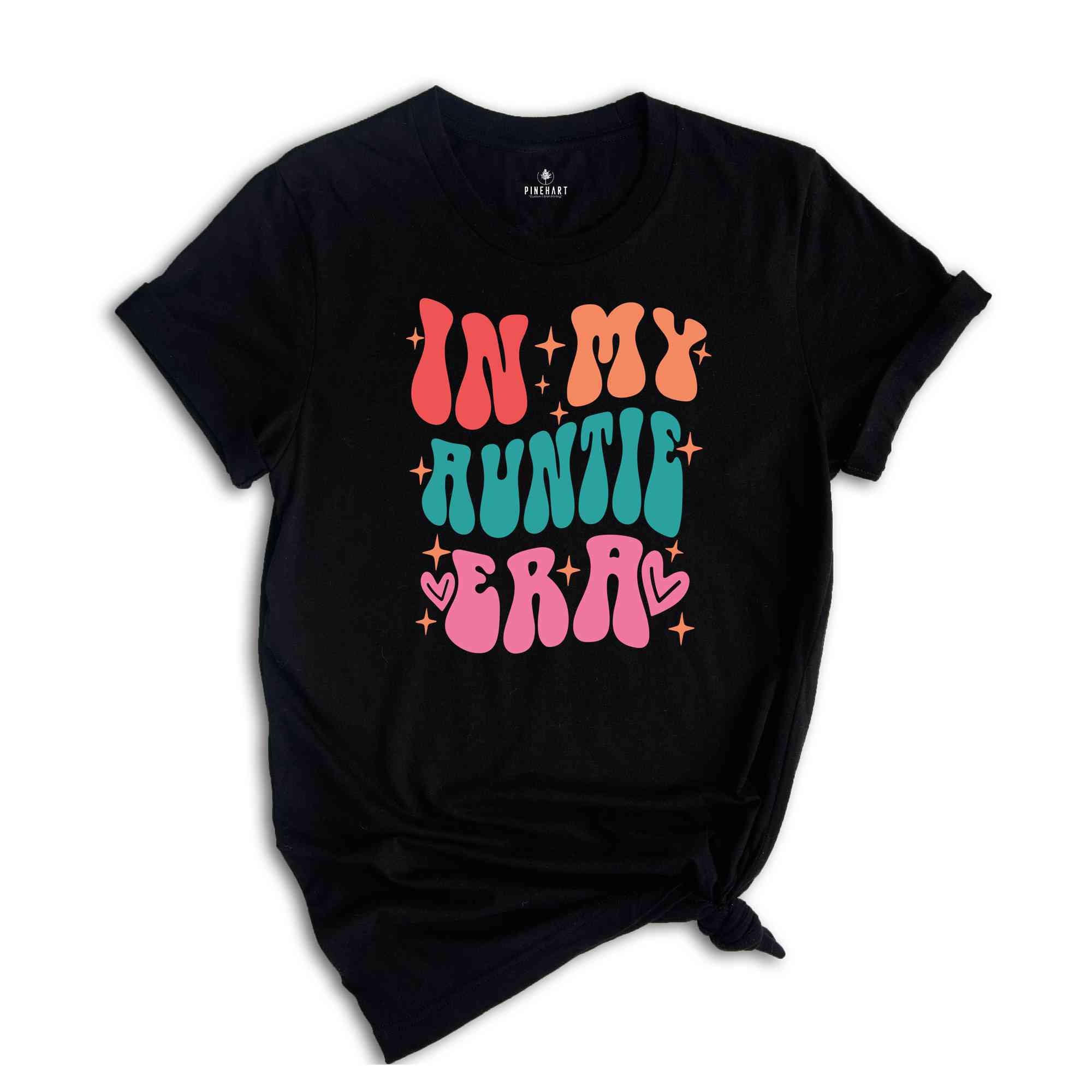 In My Cool Auntie Era Shirt, Cool Auntie Era Shirt, Auntie Sshirt, Gift for Auntie, Cool Auntie T-Shirt, Auntie Reveal Shirt