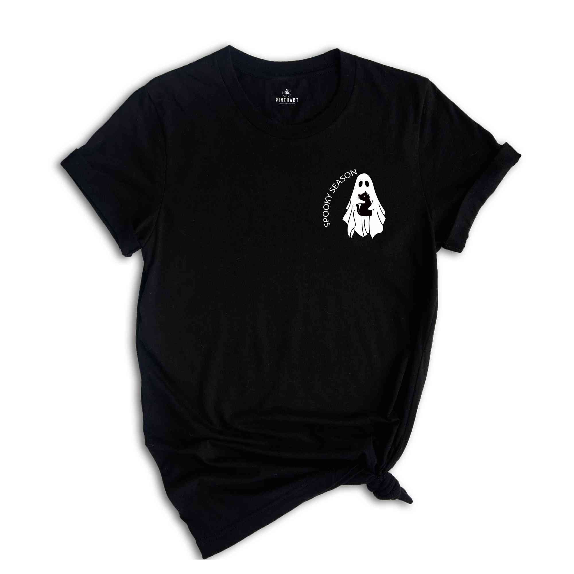 Spooky Season Shirt, Cute Ghost Shirt, Spooky Vibes Shirt, Funny Halloween Shirt, Ghost Shirt, Halloween Ghost Shirt