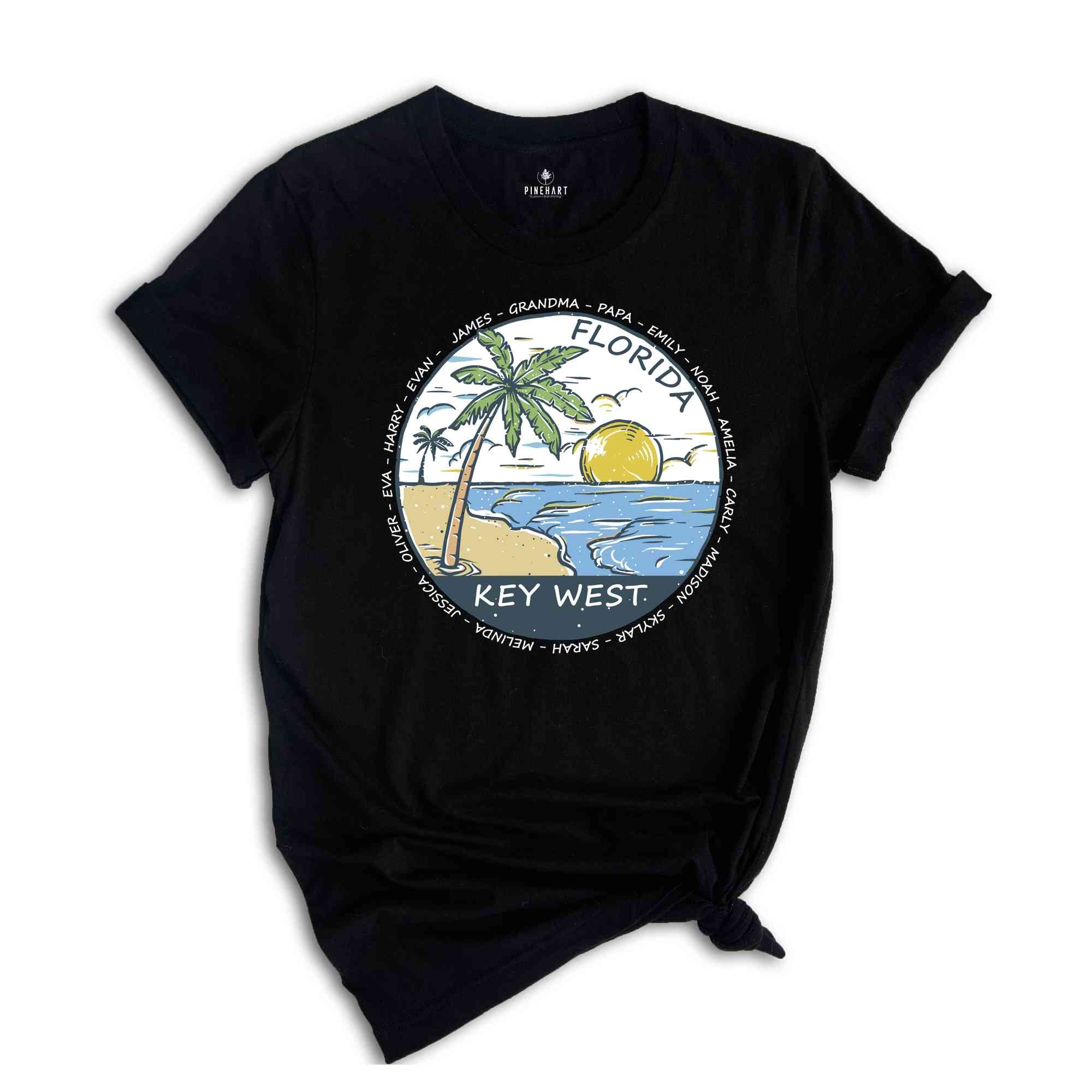 Custom Vacation Shirts, Matching Family Beach T-shirt, Summer Trip Shirts, Summer Break Camp Group Gifts