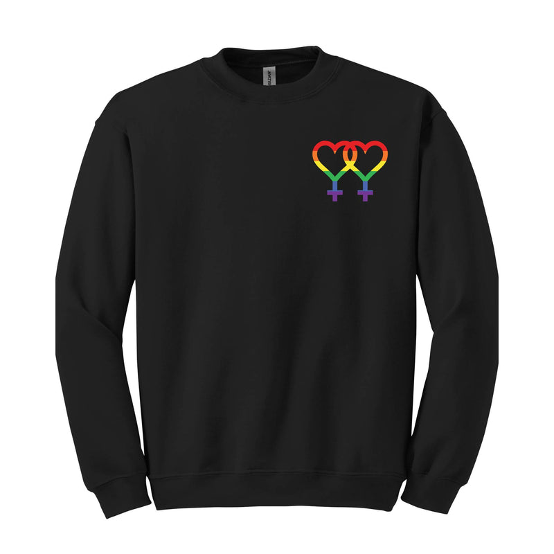 Lesbian Matching Sweatshirt, Matching Sweater , LGBT Couple Sweater, Lesbian Couple Matching Sweatshirt, Valentines Day Sweater, Couple Gift