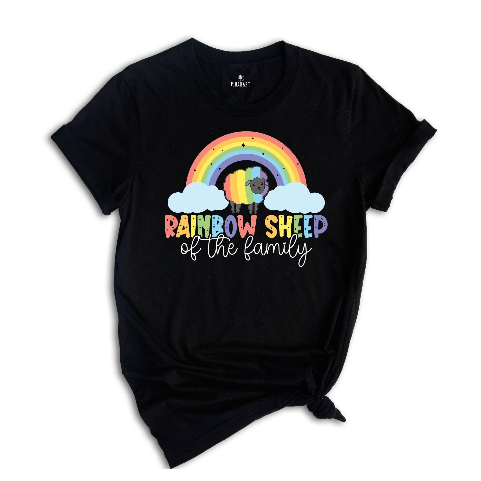 Rainbow Sheep, Pride Month Shirt, Pride 2024 Shirt, Lgbt Shirt, Pride T-Shirt, Gender Equality, Human Rights Shirt, Equal Rights Tee