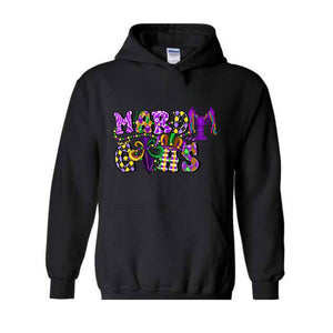 Mardi Gras Celebration Sweatshirt, Festival Hoodie, Carnival Sweatshirt, Party Wear, Mardi Gras Gift