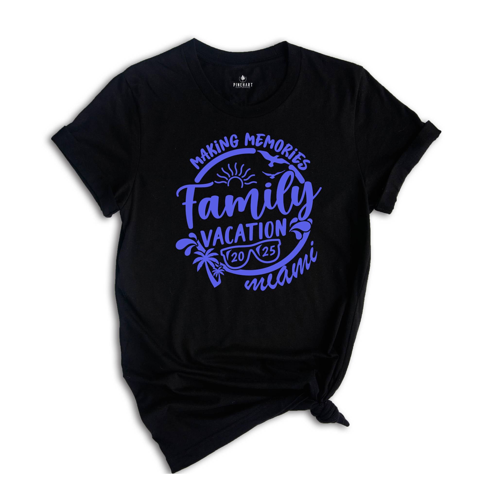 Custom Family Vacation Shirt, Personalized Gift, Family Trip Shirt, Vacation Shirts, Family Vacation, Family Beach Trip, Summer Vibes 2025