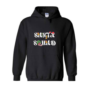 Santa Squad Sweatshirt, Xmas Sweatshirt, Festive Sweatshirt, Xmas Gift, Christmas Squad, Matching Sweatshirts, Holiday Outfit