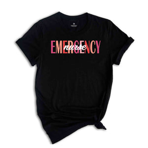 Emergency Nurse Shirt for ER Nurse,Emergency Nurse Tee, Gift for ED RN,Grad Gift Nursing T-Shirts ,Tshirt Registered Emergency Nurse