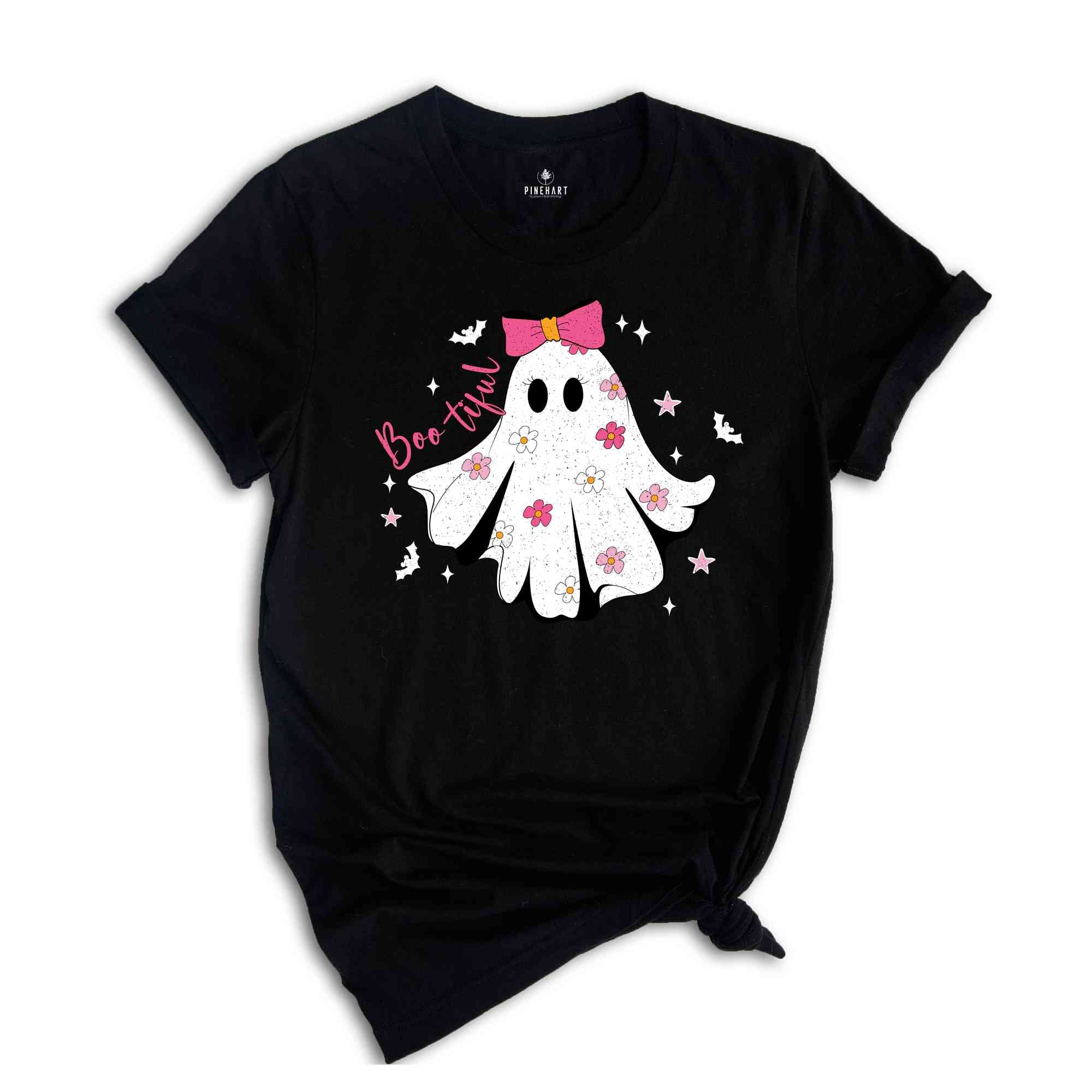 Bootiful Shirt, Girl Halloween Shirt, Halloween Gift, Funny Halloween Tee, Cute Halloween Shirt, Boo Shirt, Ghost Shirt, Spooky Season Shirt