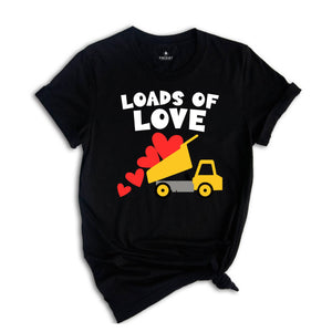 Loads Of Love T-shirt, Valentines Day Truck Shirt, Valentines Day Tee, Couple Matching Shirt, Valentines Day Gift