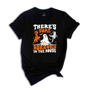 There's Some Horrors In The House Shirt, Funny Halloween Shirt, Cute Halloween Shirt, Spooky Season Shirt, Horror Shirt, Pumpkin Shirt