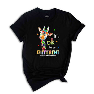 It's Ok To Be Different Shirt, Autism Kids Tee, Autism Toddler Tshirt, Be Unique Shirt, Autism Awareness, Autism Support Tee