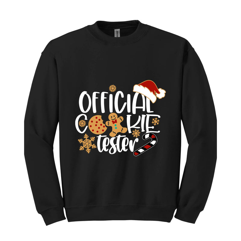 Official Cookie Tester Sweatshirt, Gingerbread Sweatshirt, Funny Christmas Sweater, Official Cookie Baker Sweatshirt