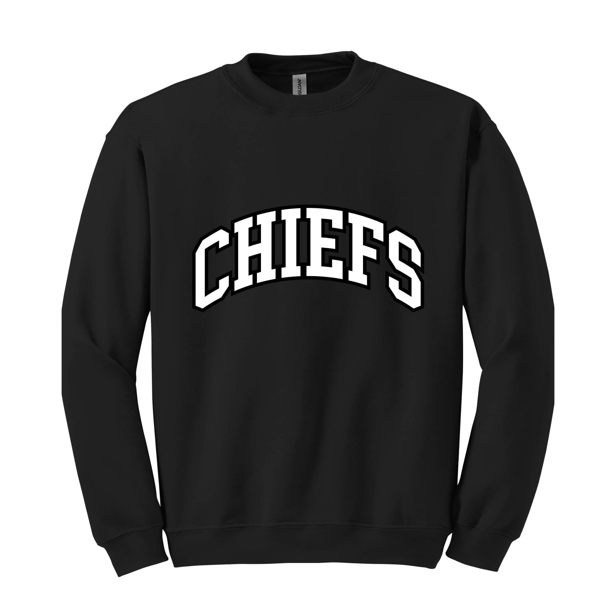 Team Mascot Sweatshirt, Chiefs Team Sweatshirt, Chiefs Football Sweatshirt, Chiefs Fan Sweatshirt, Chiefs School Sweatshirt